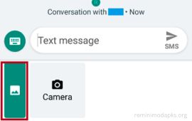 Pick up image for texting